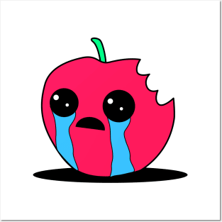 Crying apple Posters and Art